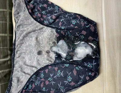 Step Stepsister Panties Jerked off Three Times Onto the Underwear