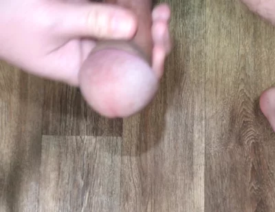 Kneeling Close-up Solo Masturbation at Home