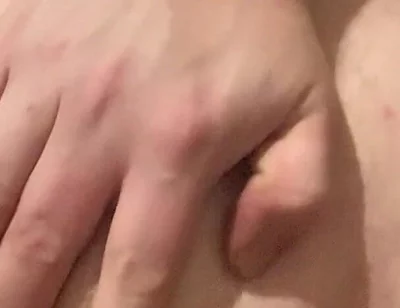 Big Beads in My Asshole Close up