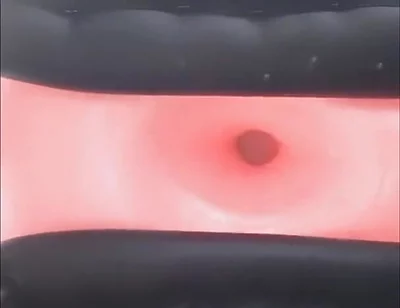 Exercise donut ball pumped