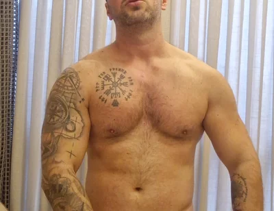 Sexy Firefighter Performs Full Striptease and Cum in His Underwear