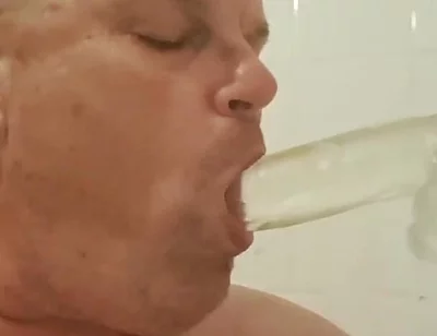 The Slut Is Clearly Addicted to Dildo Sucking