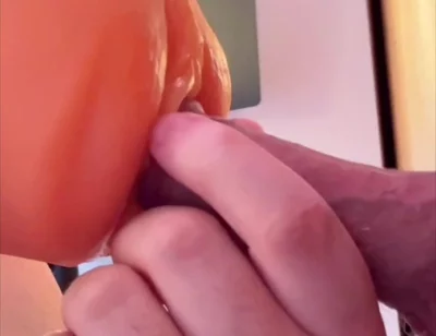 Straight Guy Pounds His Girl at the Gloryhole - but Who's Really Moaning Behind It?!