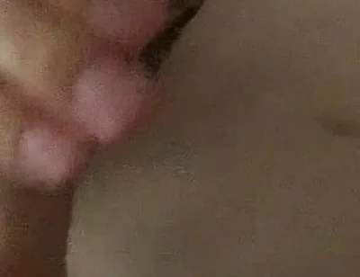 Twink Jerks off in His Bed and Cum on His Stomach