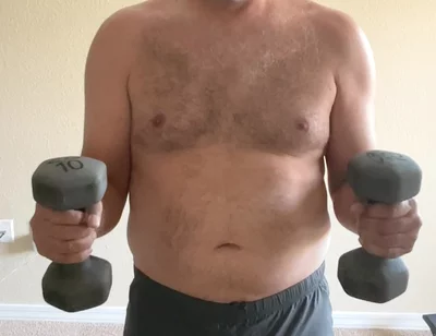 Stretching and lifting weights
