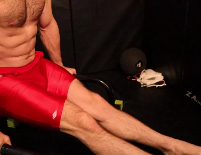 Wrestler Coregasm in Singlet