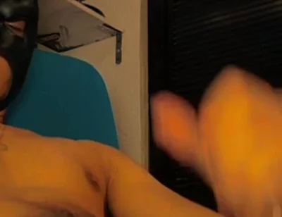 Masturbating in the Room of a Well-endowed, Horny Guy
