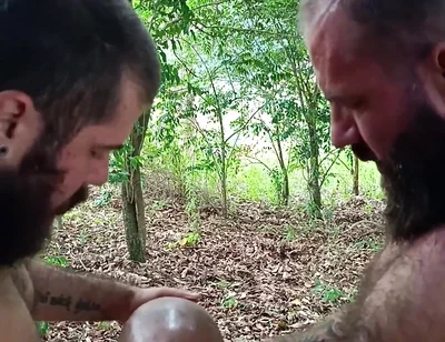 Two Stepbrothers Outdoor Hookup