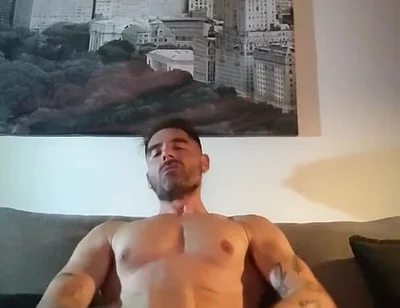 Playing with My Cock Using Both Hads