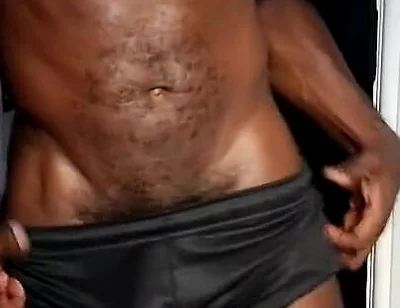 Wearing My Black Box Shorts, with a Surprise Revealed Towards the End.