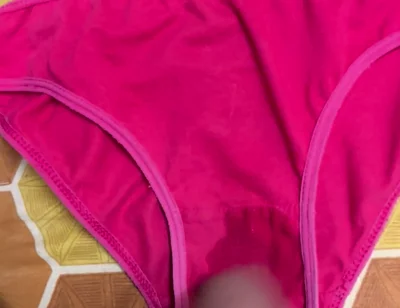 My Exgirlfriend Shreya's Red Sniffing and Panties Cum