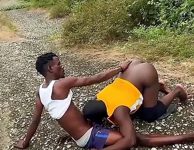 Outdoor Fucking My Chubby Friend