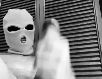 Masked BBC with Glasses and Balaclava Stroking Thick Uncut Black Cock Until Juicy Massive Cumshot Black20one