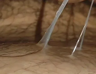 Massive Straight Cum in the Navel Hole!
