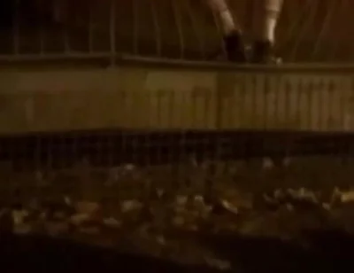 Straight Boy Dared to Show His Big Smooth Butt in Public Park