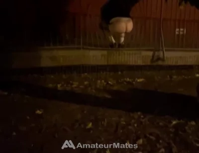 Straight Boy Dared to Show His Big Smooth Butt in Park