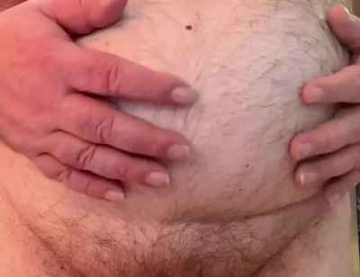 Coach Karl Rubs His Belly 6811