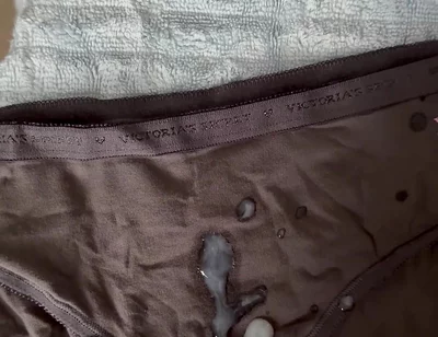 Cum on Wife’s Panties 20