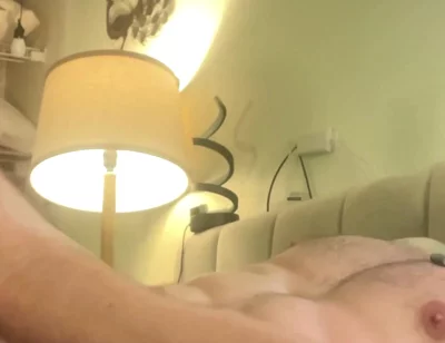 Laying Down with Penis Ring See Me Bust