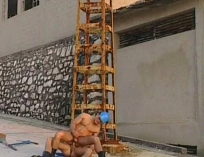 Young Muscular Stud Fucks His Hung Lover Backdoor Outside and Delivers a Huge Cum Blast