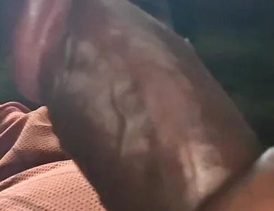 Playing with My Black Cock (jerking and Cumming)