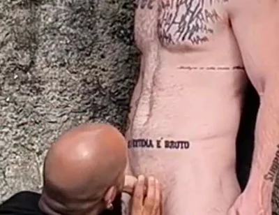 Backyard Blowjob.