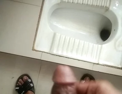 I Put Soap on My Hands and Went to the Office Bathroom to Wash My Hands.