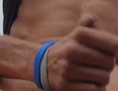 Jerk, Piss and Cum in the Parking Lot