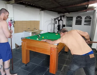 The Carmonas Playing, Who Lost the Bet?