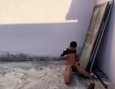 Jacking off in the Street of House