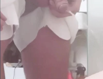 Straight Curious Boy Gets Pissed on by His Uncut Twink Roommate