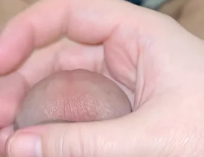 Guy on the Bed Really Wants to Cum