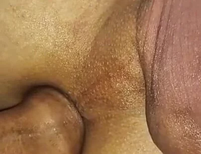A Virgin Ass Covered in Cum From a Huge Cock After a Hot Fuck!