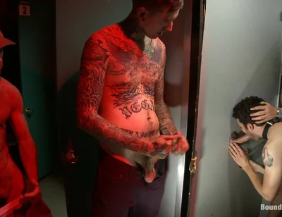Hot Sex Shop Crook Fucked in the Back Arcade