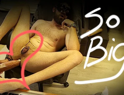 Fucked Myself with a Huge Dildo