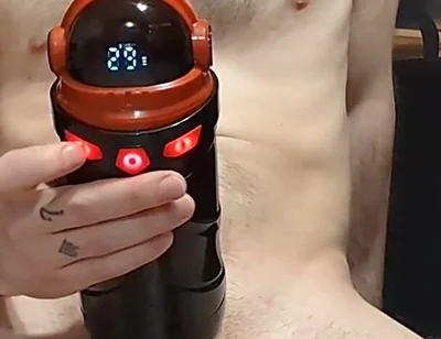 Jahuno Sucking and Vibrating Pocket Pussy Masturbation