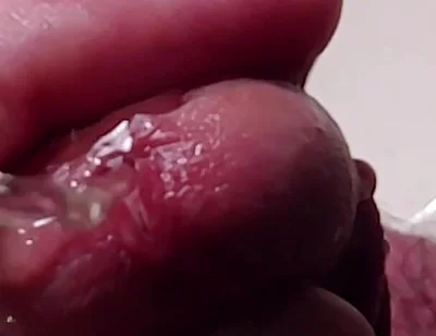 Peehole Piss Play Close up View in Slow Motion
