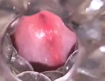 Close-up Cock in Tool for Masturbate Orgasm on Flash