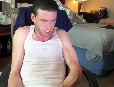 My Slick Back Greaser Look as I Jerk with Greeting Grunting Noises at Bust