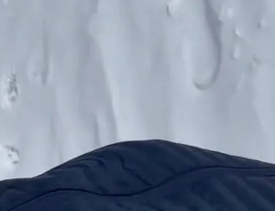Guy Showing off Cock Pissing While X Country Skiing