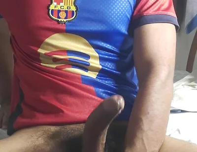 Man Masturbating Until He Ejaculates