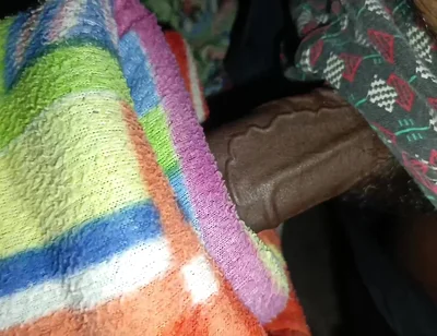 Big Black Cock a Man Handjob in Night Room