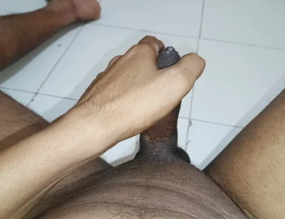 Young Indian Desi Boy Slowly Slowly Masturbation
