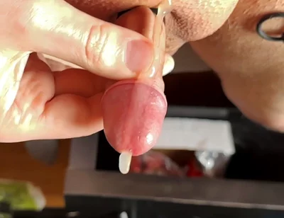 Jerk My Small Foreskin Cock Until It Cums