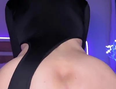 Femboy with Big Ass Rides a Dildo