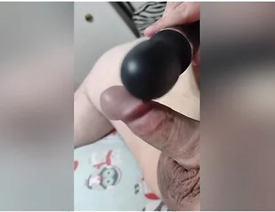 Fat Man Emptying His Big Balls On Himself With Close Up Shots And Thick Cumshot