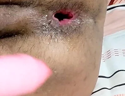 Homemade Ass Gaping with Toy