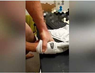Vocal Stepdad Plays & Fucks Sock For His Fans