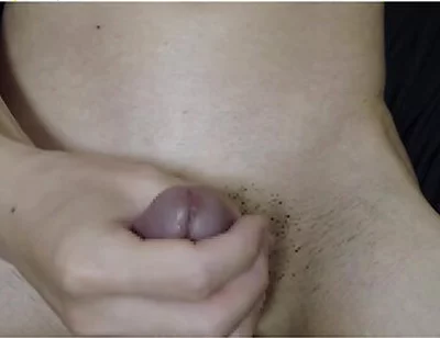 Look At Cumshot From Erect Dick. Close Up Of My Penis. Asian Male Masturbation