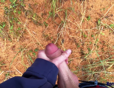 Twink Wixt on an Autumn Day in the Forest and Squirt Horny